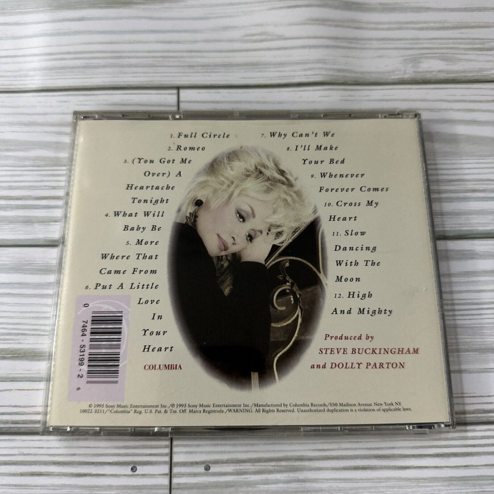 Slow Dancing with the Moon by Dolly Parton (CD, Feb-1993, Columbia (USA)) - Picture 2 of 7